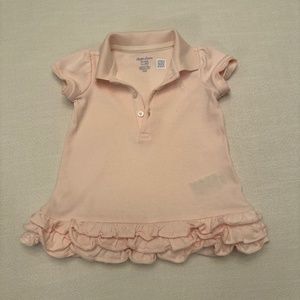 Ralph Lauren Baby Girl Ruffled Polo Dress 3 Months